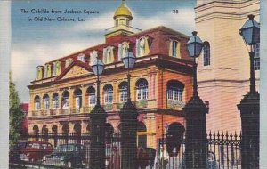 Louisiana New Orleans The Cabildo From Jackson Square In Old New Orleans