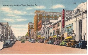 US    PC2501  BROAD STREET, LOOKING WEST, HAZLETON, PA