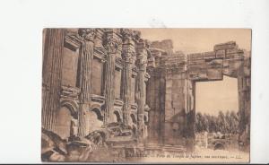 B80639 baalbeck porte du temple de jupiter vue i  liban lebanon front/back image