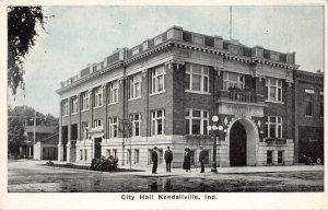 Postcard City Hall in Kendallville, Indiana~129105