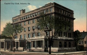 Atlanta Georgia GA Capitol City Club c1910 Vintage Postcard