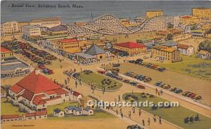 Aerial View Salisbury Beach, MA, USA 1943 