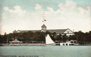 Vintage Postcard Murray Hill Park Hotel Thousand Islands New York Hugh C. Leight