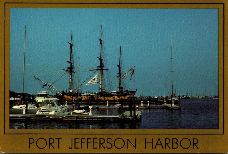 New York Long Island Port Jefferson Harbor Tall Ship Bill Of Rights