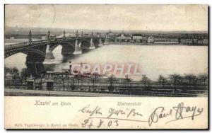 Postcard Old Kastel Am Rhein Rheinansicht