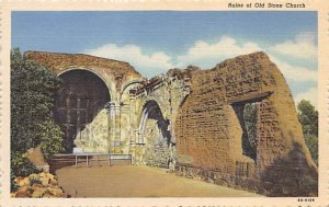 Ruins of Old Stone Church Mission San Juan Capistrano San Juan Capistrano Cal...