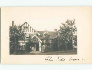 Old rppc BUILDING SCENE Architecture Postcard AB1187