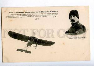 205292 FRANCE AVIATION Bleriot airplane pilot MASSOL #1693