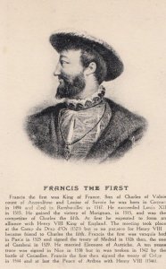 Francis The 1st First Vintage Portrait Postcard