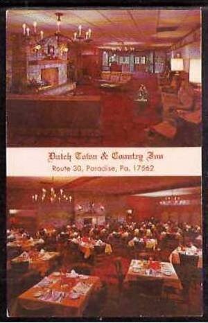 Pa Paradise Dutch Town & Country Inn 1971