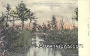 Little Bridge across the stream in Toms River, New Jersey