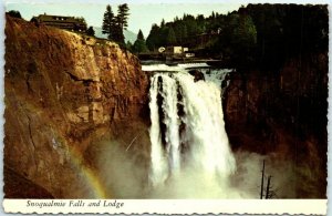 M-24932 Snoqualmie Falls and Lodge Washington