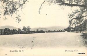 1908 ELMIRA NEW YORK Chemug River KOEBER Undivided PCK SERIES postcard 688