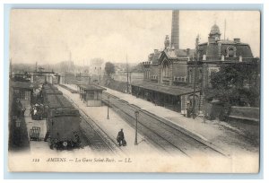 c1910 La Gare Saint Roch LL Amiens France Unposted Antique Postcard