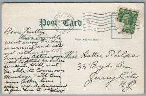 SAVANNAH LINER STEAMSHIP ANTIQUE POSTCARD