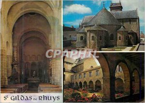 Modern Postcard St Gildas Rhuys in Brittany Heart The Bedside Le Cloitre