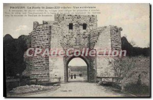 Old Postcard Provins Porte St Jean Exterior View