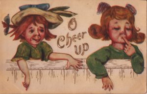 best friends postcard: O Cheer Up