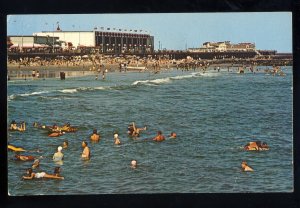 Ocean City, New Jersey/NJ Postcard, Bathing In The Atlantic Ocean, 1970!