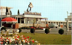 WOODBRIDGE, NJ New Jersey ~ DUTCH MAID MOTEL  c1950s Roadside Postcard