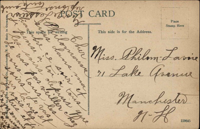 Manchester NH National Guardsmen Massabesic Rifle Range c1910 Postcard