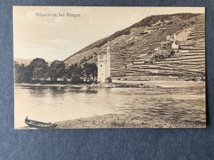 Mauseturm bei Bingen Germany Litho Postcard H3035082005