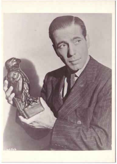 Humphrey Bogart in The Maltese Falcon Movie Postcard