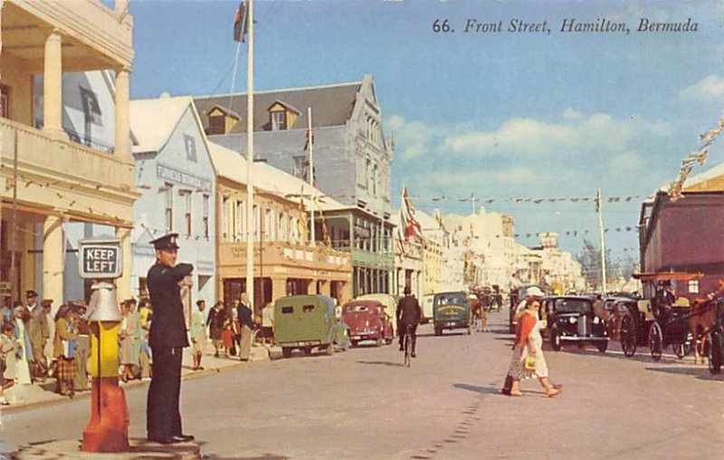 Front Street Hamilton Bermuda Unused 