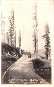 East Approach to Crown Point - Columbia River Highway, Oregon OR  