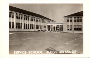 Illinois Great Lakes Service School Buildings 310 and 312 Real Photo