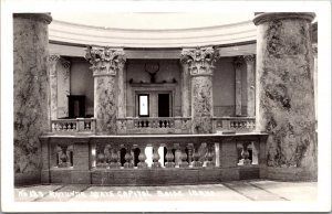 Real Photo Postcard Rotunda of the State Capitol in Boise, Idaho~551