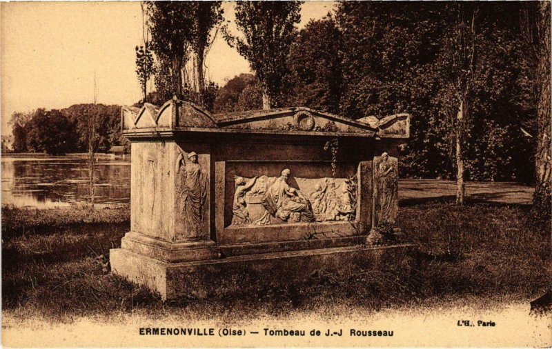 CPA Ermenonville- Tombeau de J.J. Rousseau FRANCE (1020491)