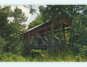 Pre-1980 COVERED BRIDGE Stoystown Pennsylvania PA t8589