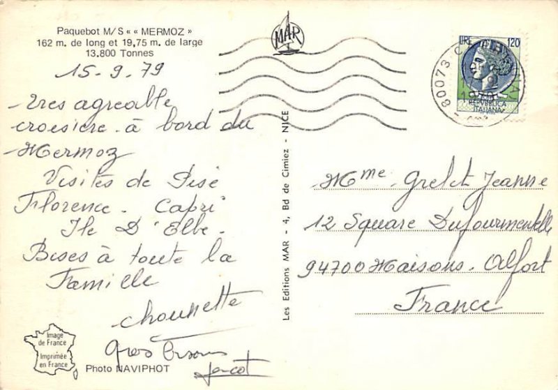 À BORD DU PAQUEBOT JEAN MERMOZ OU LE PLAISIR DE LA CROISIÈRE DES
