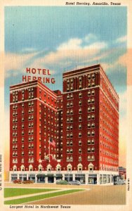 Texas Amarillo Hotel Herring Curteich