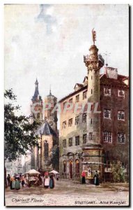 Old Postcard Stuttgart Alte Kanzlei