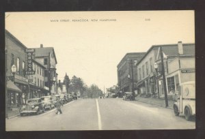 PENACOOK NEW HAMPSHIRE NH DOWNTOWN MAIN STREET SCENE VINTAGE POSTCARD