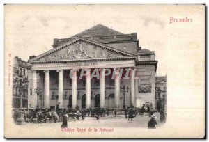 Old Postcard Bruxelles Theater Royal de la Monnaie