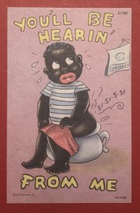 Black Americana, “You’ll be hearin from me”, Vintage Postcard