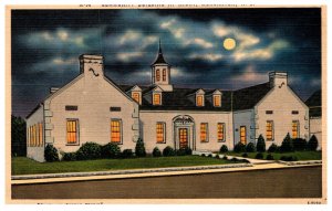 North  Carolina  Morganton Community Bldg at night