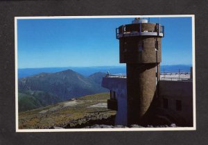 NH Observatory Tower Summit Mt Washington New Hampshire Postcard