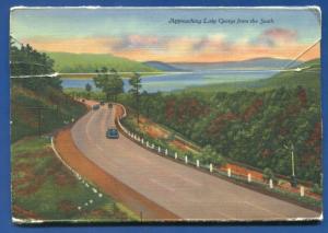 Lake George New York ny souvenir postcard folder #6