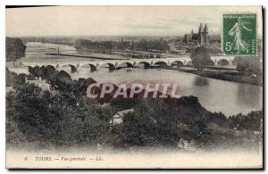 Postcard Old Tours General view