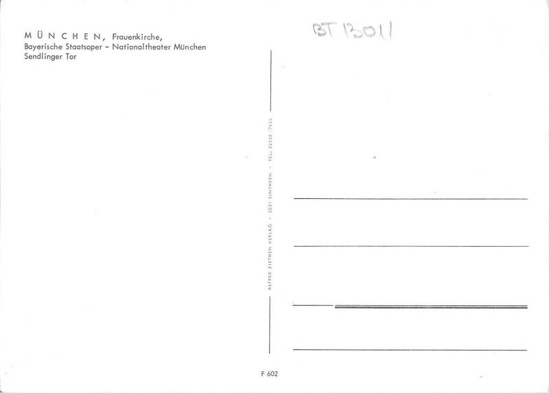 BT13011 frauenkirche Munchen         Germany