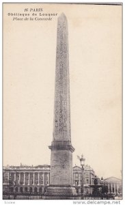 PARIS Obelisque de Louqsor, Place de la Concorde, France, 00-10s