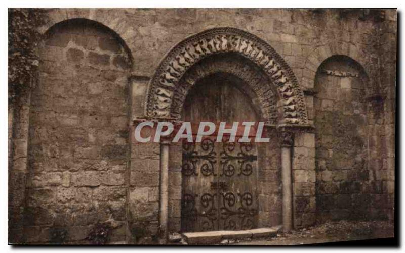 Old Postcard Champagne Saint Hilaire From Portal & # 39Eglise