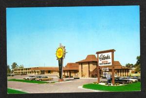 SC Clark's Motel SANTEE SOUTH CAROLINA Postcard PC