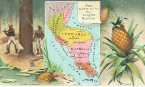 1890's Arbuckle Bros Coffee Central America Trade Card P179
