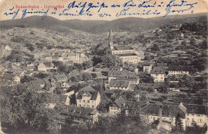 L341 Germany Baden-Baden Lichtental vintage postcard