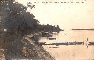 Indiana Tippecanoe Lake Kalarama Park 1911 Real Photo